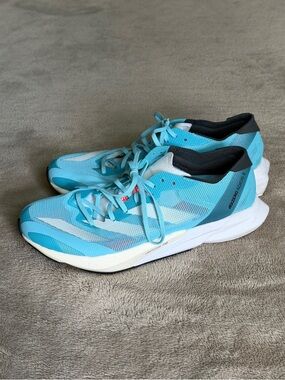 adidas  Adizero audios 8 Road Racing Shoes Light Blue